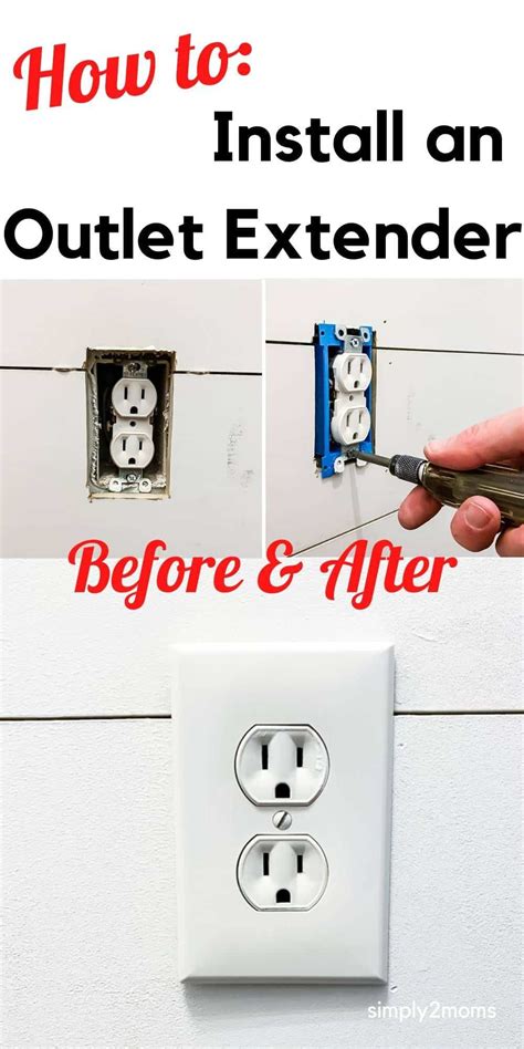 electrical outlet box extensions busy beaver|electrical box extender installation instructions.